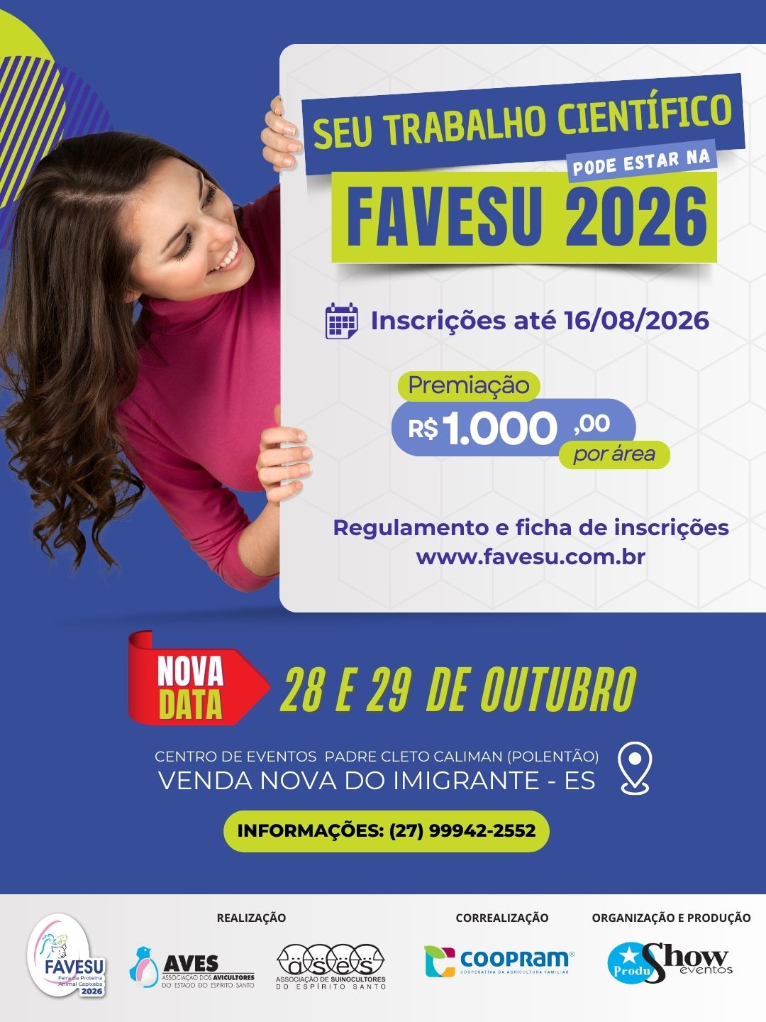 Inscrições dos Trabalhos Científicos - FAVESU 2026