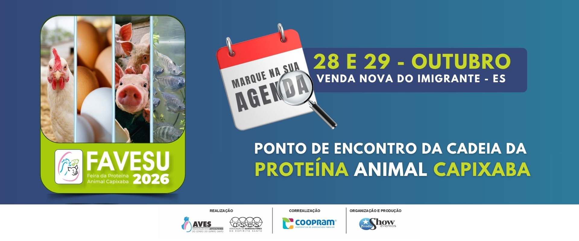 MARQUE NA AGENDA - FAVESU 2026