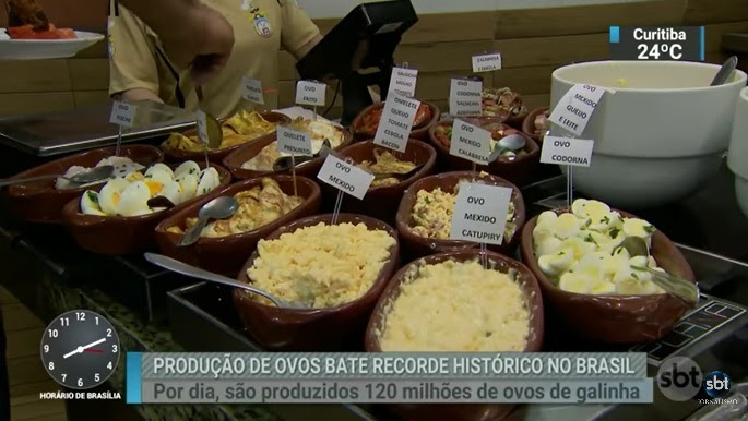 Destacado como um bom alimento, ovo é personagem de reportagem no SBT