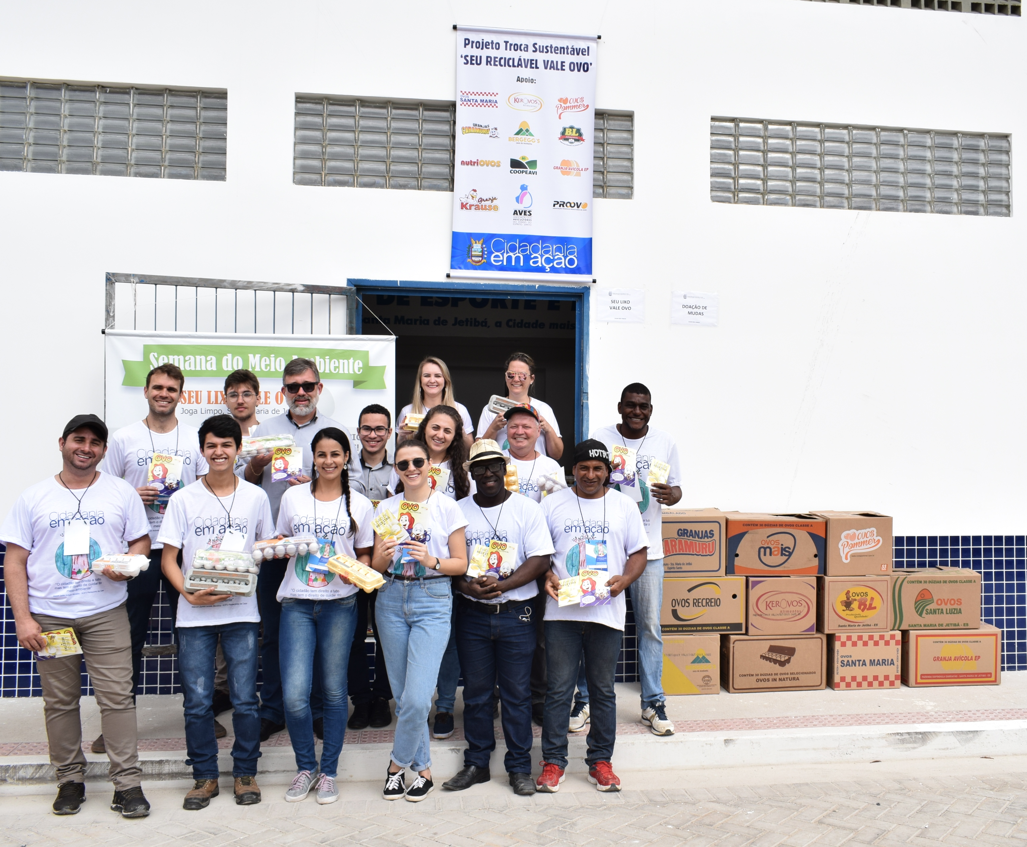 AVES apoia ação sustentável em Santa Maria de Jetibá