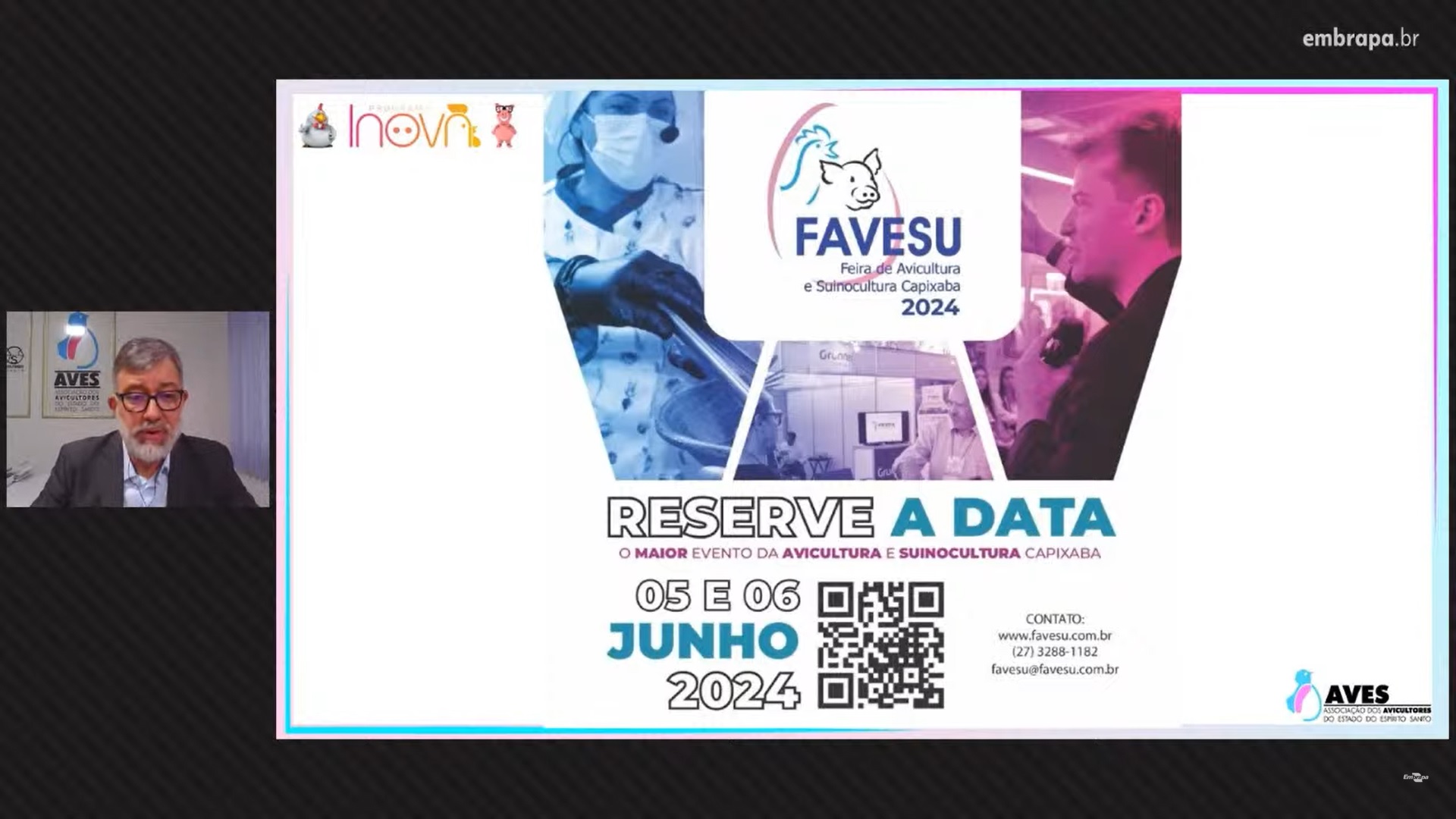 AVES apresenta as tendências de inovação na avicultura em evento da Embrapa