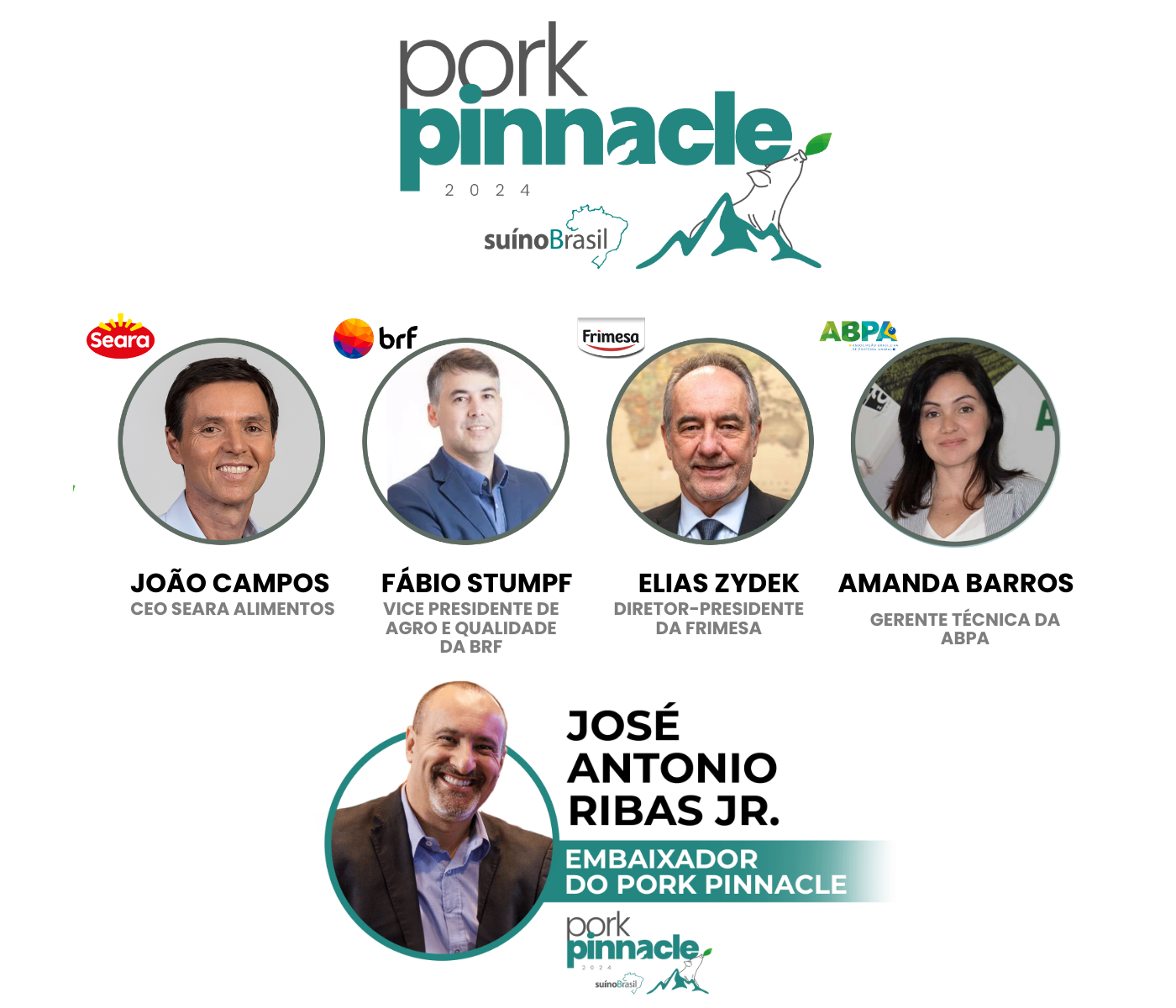 Pork Pinnacle reúne principais executivos da suinocultura brasileira em Curitiba no dia 25/9