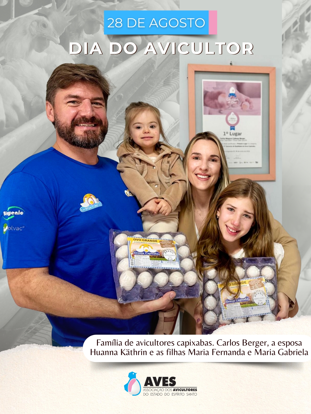 Dia do Avicultor: uma homenagem à força da avicultura capixaba