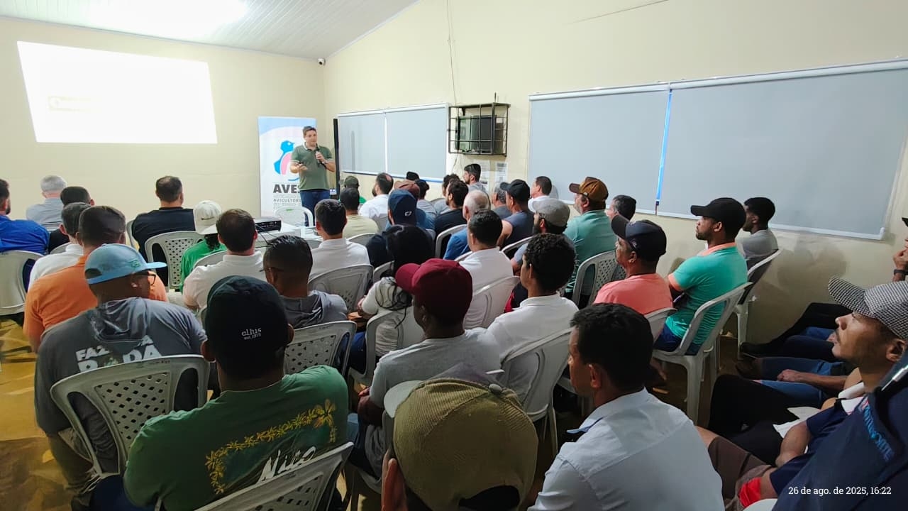 Qualificaves leva capacitação sobre biosseguridade a avicultores capixabas