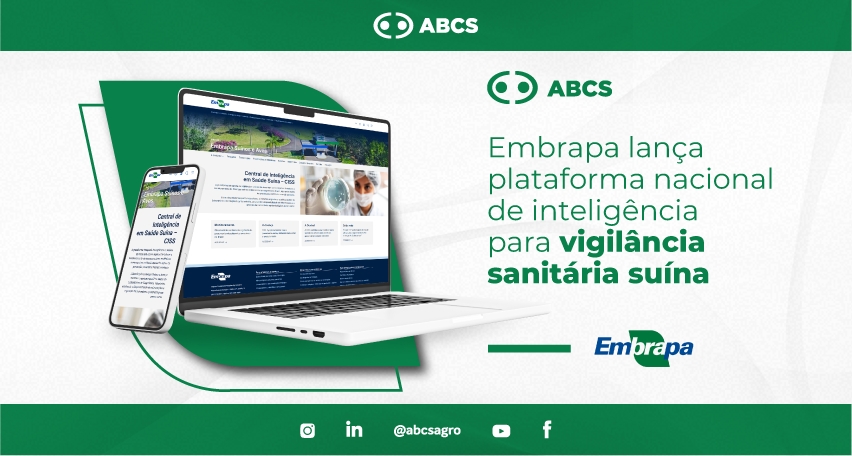 Embrapa lança plataforma inteligente que integra vigilância sanitária e análise de risco de doenças suínas