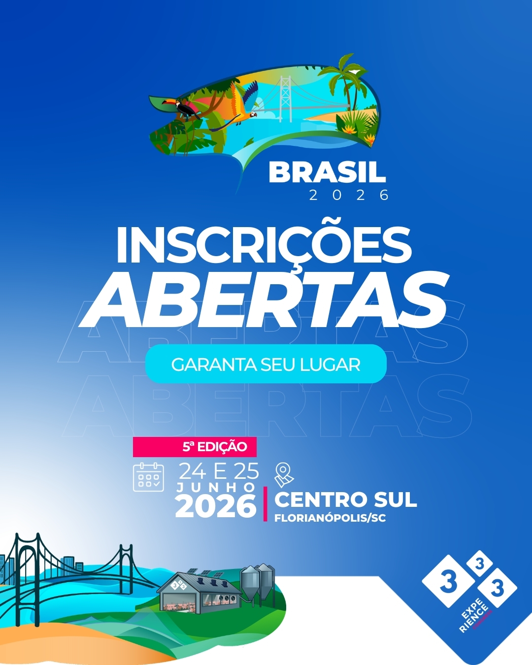 333 Experience Congress Brasil 2026 está com inscrições abertas