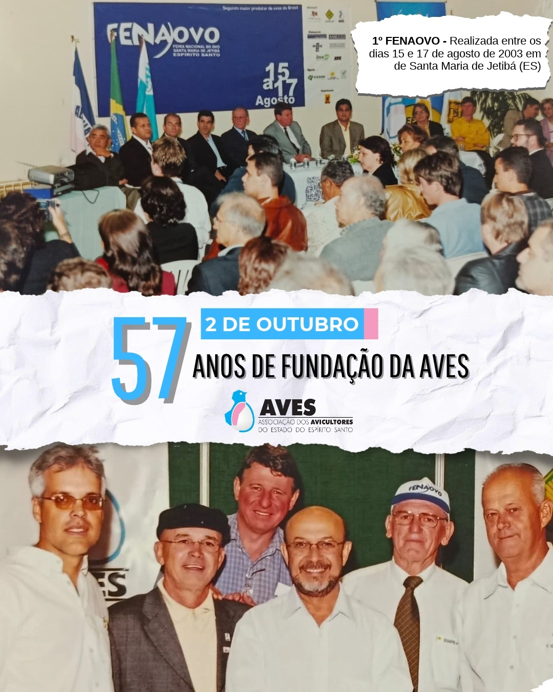 AVES 57 anos: história, representatividade e compromisso com a avicultura capixaba