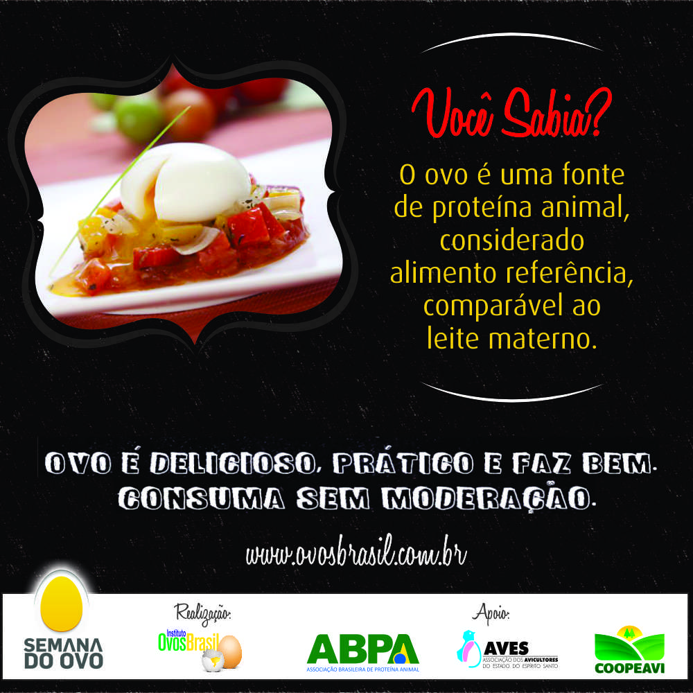 COMEÇA A SEMANA DO OVO 2016
